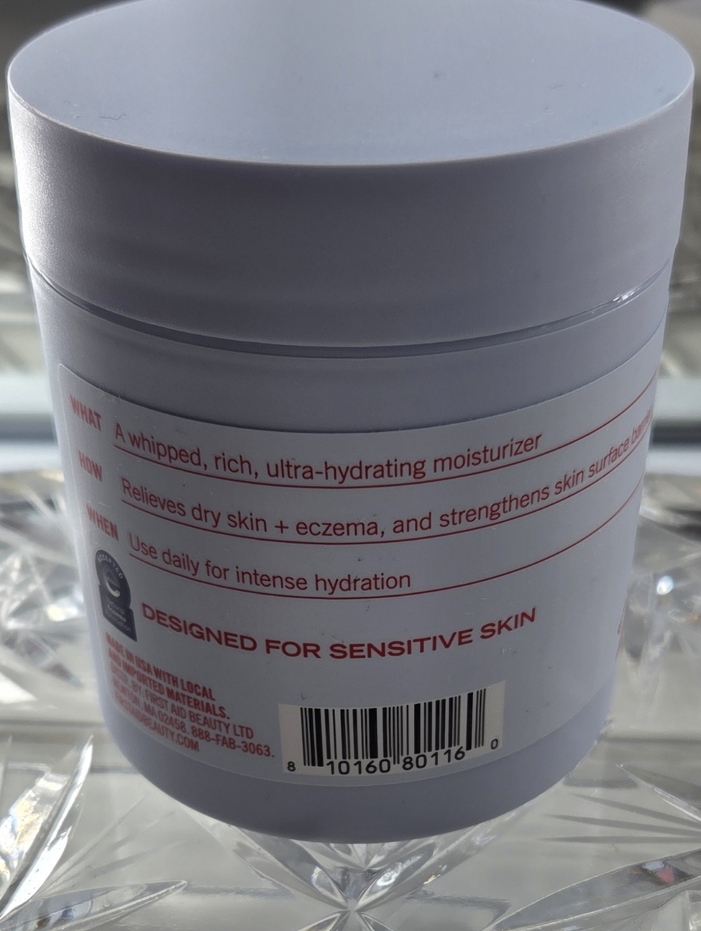 NEW SEALED First Aid Beauty Ultra Repair Cream 6oz Intense Hydration Moisturizer - Picture 2 of 3